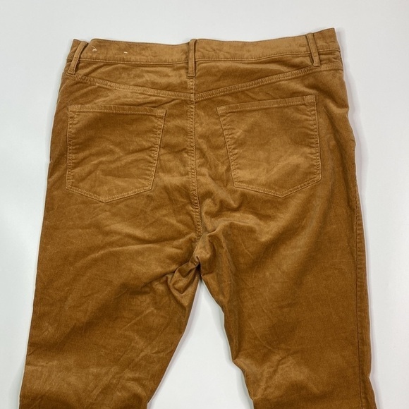 Loft Outlet Light Brown Corduroy Hi Rise Skinny Pants Size 16 - Picture 5 of 13
